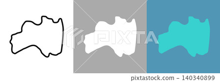 Simple icons of Fukushima Simple icons of Fukushima 140340899
