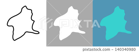 Simple icons of Gunma Simple icons of Gunma 140340980