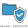 An illustration of a security image protecting a folder. 140341150