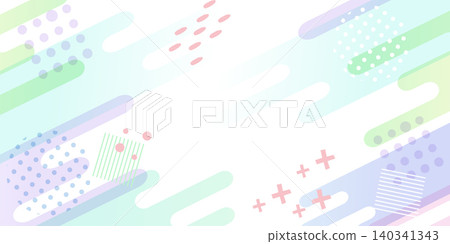 Cute pop Memphis pattern with geometric shapes Cute pop Memphis pattern with geometric shapes 140341343