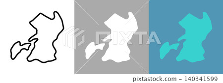 Simple icons of Kumamoto Simple icons of Kumamoto 140341599