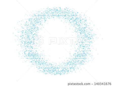 Futuristic minimal tech blue dotted circle frame abstract background Futuristic minimal tech blue dotted circle frame abstract background 140341676