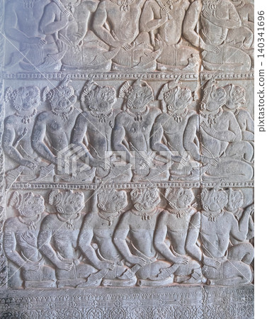 Angkor Wat, First Gallery, Monkey Relief Angkor Wat, First Gallery, Monkey Relief 140341696