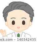Male guiding white coat 140342435