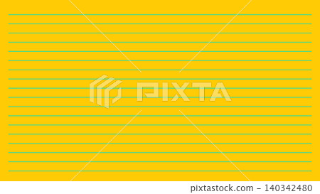 Minimalist abstract background featuring thin green horizontal lines evenly spaced across a vibrant solid yellow backdrop for notebook style. Minimalist abstract background featuring thin green horizontal lines evenly spaced across a vibrant solid yellow backdrop for notebook style. 140342480