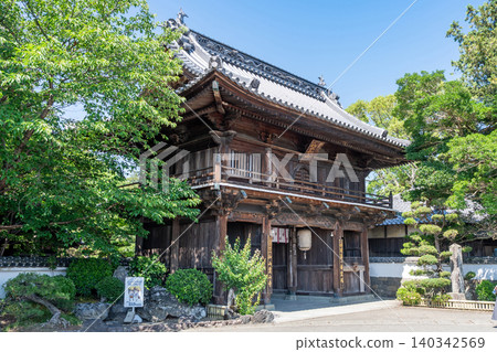 [No. 1 Fudasho] 1st Ryozen Temple Niomon [88 places in Shikoku] 140342569