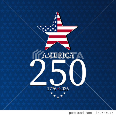 America 250 Patriotic Anniversary Background 140343047