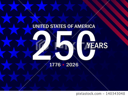 America 250 Years Anniversary Background America 250 Years Anniversary Background 140343048