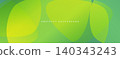 Abstract green and yellow organic shapes background. Bright abstract banner with overlapping organic shapes in soft gradients, and a clean modern layout. Suitable for banner, poster, cover 140343243