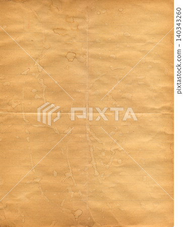 Crumpled brown lined paper texture Crumpled brown lined paper texture 140343260