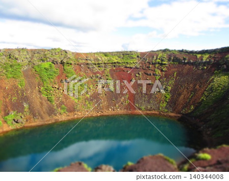 冰島Keriz火山口湖西洋鏡風 冰島Keriz火山口湖西洋鏡風 140344008