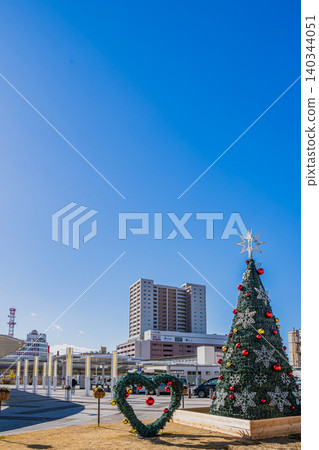 從靜岡縣沼津市JR沼津站前看到的景色 從靜岡縣沼津市JR沼津站前看到的景色 140344051