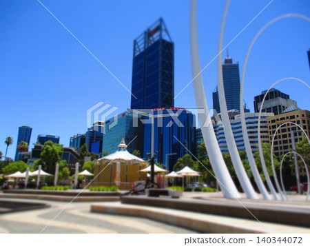 Australia, Perth, Elizabeth Quay, Diorama Style Australia, Perth, Elizabeth Quay, Diorama Style 140344072