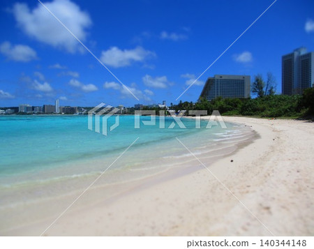 Guam, Ipao Beach, Diorama Style Guam, Ipao Beach, Diorama Style 140344148