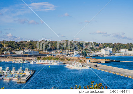 A view of Omaezaki Port in Omaezaki City (Shizuoka Prefecture) A view of Omaezaki Port in Omaezaki City (Shizuoka Prefecture) 140344474