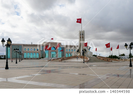 Tunisia, Tunis, Kasbah Square, City Hall and Monument Tunisia, Tunis, Kasbah Square, City Hall and Monument 140344598