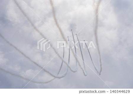 Blue Impulse at Matsushima Air Base Higashi Matsushima City, Miyagi Prefecture Blue Impulse at Matsushima Air Base Higashi Matsushima City, Miyagi Prefecture 140344629