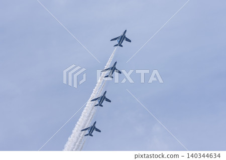 Blue Impulse at Matsushima Air Base Higashi Matsushima City, Miyagi Prefecture 140344634