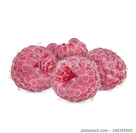 Fresh raspberry isolated on white background Fresh raspberry isolated on white background 140345005