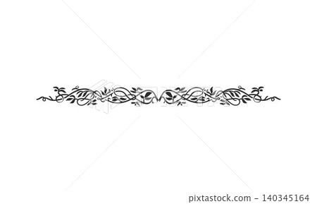 Hand drawn vector abstract outline,graphic,line vintage ornament art nouveau frame border and divider in drawing elegant style.Elegant decoration vintage outline design isolated.Floral ornament border Hand drawn vector abstract outline,graphic,line vintage ornament art nouveau frame border and divider in drawing elegant style.Elegant decoration vintage outline design isolated.Floral ornament border 140345164