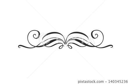 Hand drawn vector abstract outline,graphic,line vintage ornament art nouveau frame border and divider in drawing elegant style.Elegant decoration vintage outline design isolated.Floral ornament border Hand drawn vector abstract outline,graphic,line vintage ornament art nouveau frame border and divider in drawing elegant style.Elegant decoration vintage outline design isolated.Floral ornament border 140345236