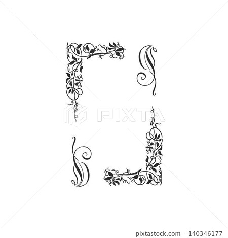 Hand drawn vector abstract outline,graphic,line vintage celebration ornament art nouveau frame in drawing elegant style.Elegant decoration vintage outline design isolated. Floral ornament border Hand drawn vector abstract outline,graphic,line vintage celebration ornament art nouveau frame in drawing elegant style.Elegant decoration vintage outline design isolated. Floral ornament border 140346177
