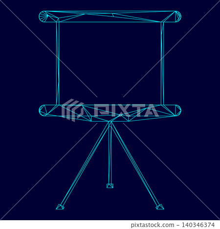 Business presentation board low poly triangulation triangulated Business presentation board low poly triangulation triangulated 140346374