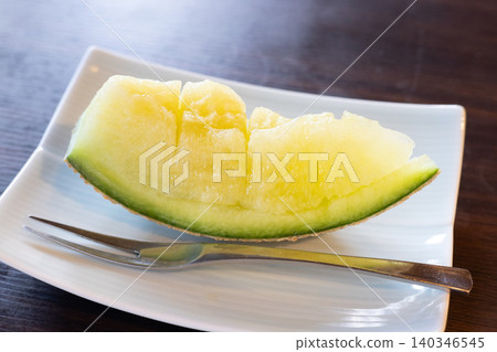 Delicious domestically grown musk melon for dessert Delicious domestically grown musk melon for dessert 140346545