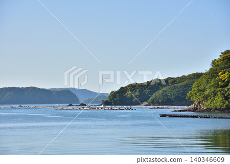三重縣鳥羽市浦村町的海岸風光 140346609