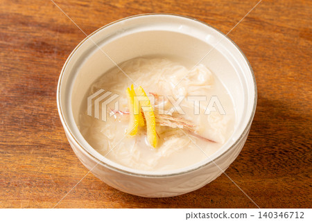 Oden with fresh yuba (tofu skin): A refined oden dish featuring yuba. Oden with fresh yuba (tofu skin): A refined oden dish featuring yuba. 140346712