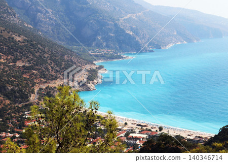 mediterranean sea view oludeniz beach mediterranean sea view oludeniz beach 140346714