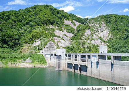 山形縣小國町、橫川水壩、白森小國湖 140346759