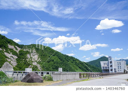 山形縣小國町、橫川水壩、白森小國湖 山形縣小國町、橫川水壩、白森小國湖 140346760