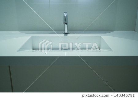 The appearance of a washbasin in a public restroom in Japan The appearance of a washbasin in a public restroom in Japan 140346791