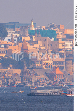 Varanasi Skyline Haze Varanasi Skyline Haze 140347279