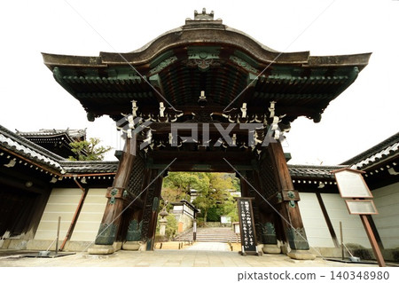 京都府,大谷祖墓,正門(前唐門),京都市東山區圓山町,2022年3月 京都府,大谷祖墓,正門(前唐門),京都市東山區圓山町,2022年3月 140348980