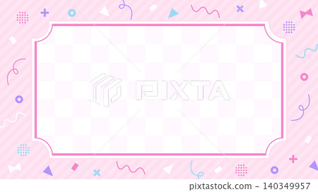 Cute and pop background frame wallpaper Cute and pop background frame wallpaper 140349957