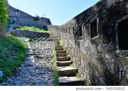 Montenegro, Kotor, city walls, road along the city walls Montenegro, Kotor, city walls, road along the city walls 140350032