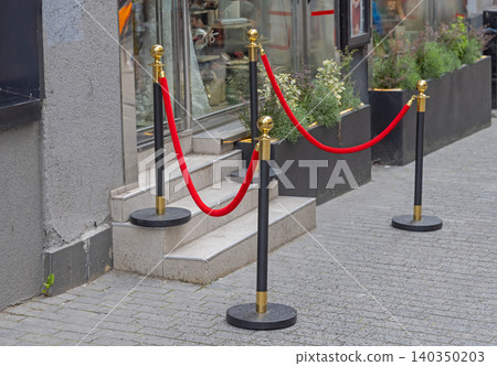 Queue Line Barrier Entrance Queue Line Barrier Entrance 140350203