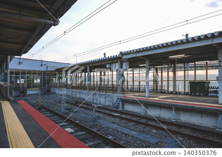 April 26 2026 Hakodate Station Platforms At Sunset Light April 26 2026 Hakodate Station Platforms At Sunset Light 140350376