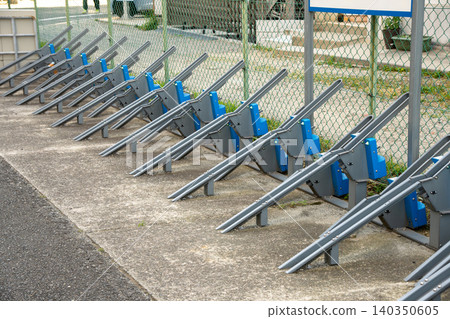 Bicycle parking lot bicycle rack Bicycle parking lot bicycle rack 140350605