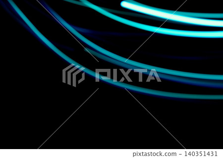Emerald green light ray image 140351431