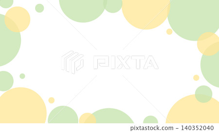 泡泡點邊框,哈密瓜汽水色(透明) 泡泡點邊框,哈密瓜汽水色(透明) 140352040