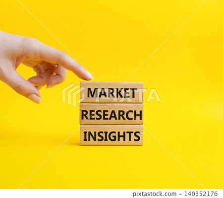 Market research insights symbol. Concept word Market research insights on wooden blocks. Beautiful yellow background. Business and Market research insights. Copy space Market research insights symbol. Concept word Market research insights on wooden blocks. Beautiful yellow background. Business and Market research insights. Copy space 140352176