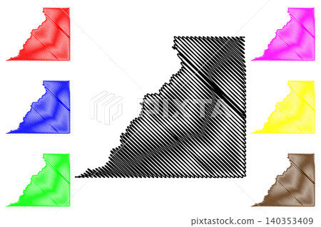 San Juan County, State of Utah (U.S. county, United States of America, USA, U.S., US) map vector illustration, scribble sketch San Juan map San Juan County, State of Utah (U.S. county, United States of America, USA, U.S., US) map vector illustration, scribble sketch San Juan map 140353409