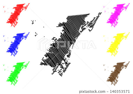 Accomack County, Commonwealth of Virginia (U.S. county, United States of America, USA, U.S., US) map vector illustration, scribble sketch Accomack map Accomack County, Commonwealth of Virginia (U.S. county, United States of America, USA, U.S., US) map vector illustration, scribble sketch Accomack map 140353571