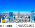 The urban landscape of Yokohama, Japan: Yokohama Station, high-rise apartments, Shin-Yokohama, Musashi-Kosugi, Kawasaki, parts of Tokyo, Yokohama Bay Quarter, etc... 140353803