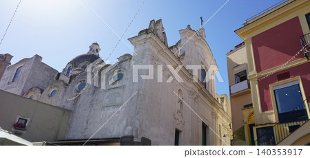 Capri island - Capri Facade of Chiesa di Santo Stefano 140353917