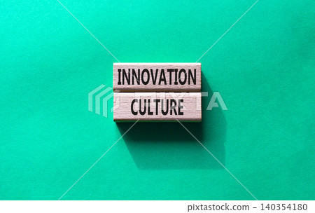 INNOVATION CULTURE symbol. Concept word INNOVATION CULTURE on wooden blocks. Beautiful green background. Business and INNOVATION CULTURE concept. Copy space INNOVATION CULTURE symbol. Concept word INNOVATION CULTURE on wooden blocks. Beautiful green background. Business and INNOVATION CULTURE concept. Copy space 140354180