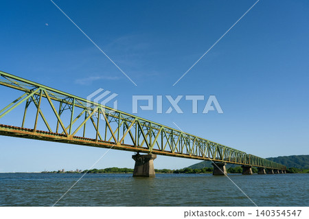 The Yoshinogawa Bridge is a railway bridge located between Sako Station and Yoshinari Station on the Kotoku Line in Tokushima Prefecture. The Yoshinogawa Bridge is a railway bridge located between Sako Station and Yoshinari Station on the Kotoku Line in Tokushima Prefecture. 140354547